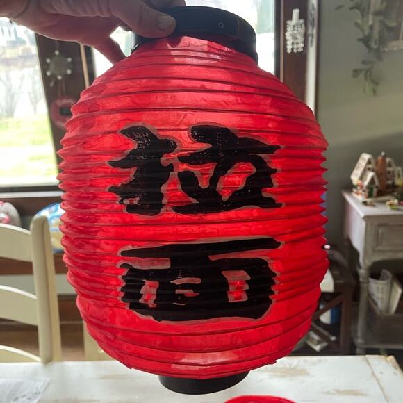 Japanese Red Silk Hanging Sushi Bar Lanterns Ramen Talk Sushi To Me Party Decor - Picture 13 of 14